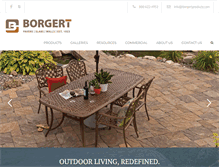 Tablet Screenshot of borgertproducts.com